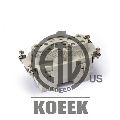1Pc FOR 09380182701 Heavy-duty Connector HAN K6/12 18-Pin Female Substitute