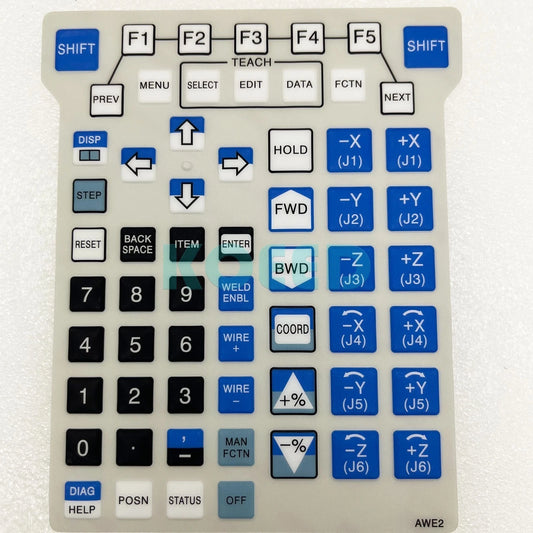 AWE2 for FANUC A05B-2518-C304 pendant keypad overlay Menbrane Button film