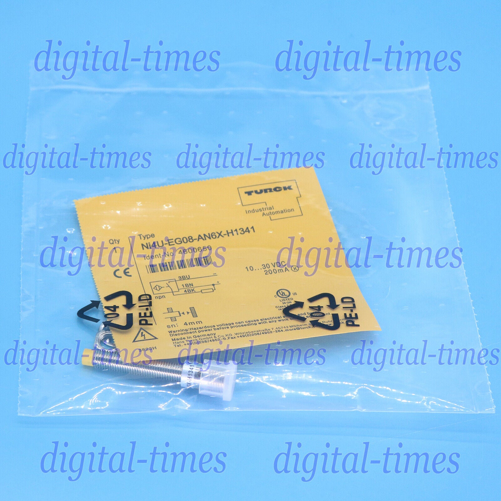 Optimized Turck NI4U-EG08-AN6X-H1341 Proximity Switch Sensor - TURCK