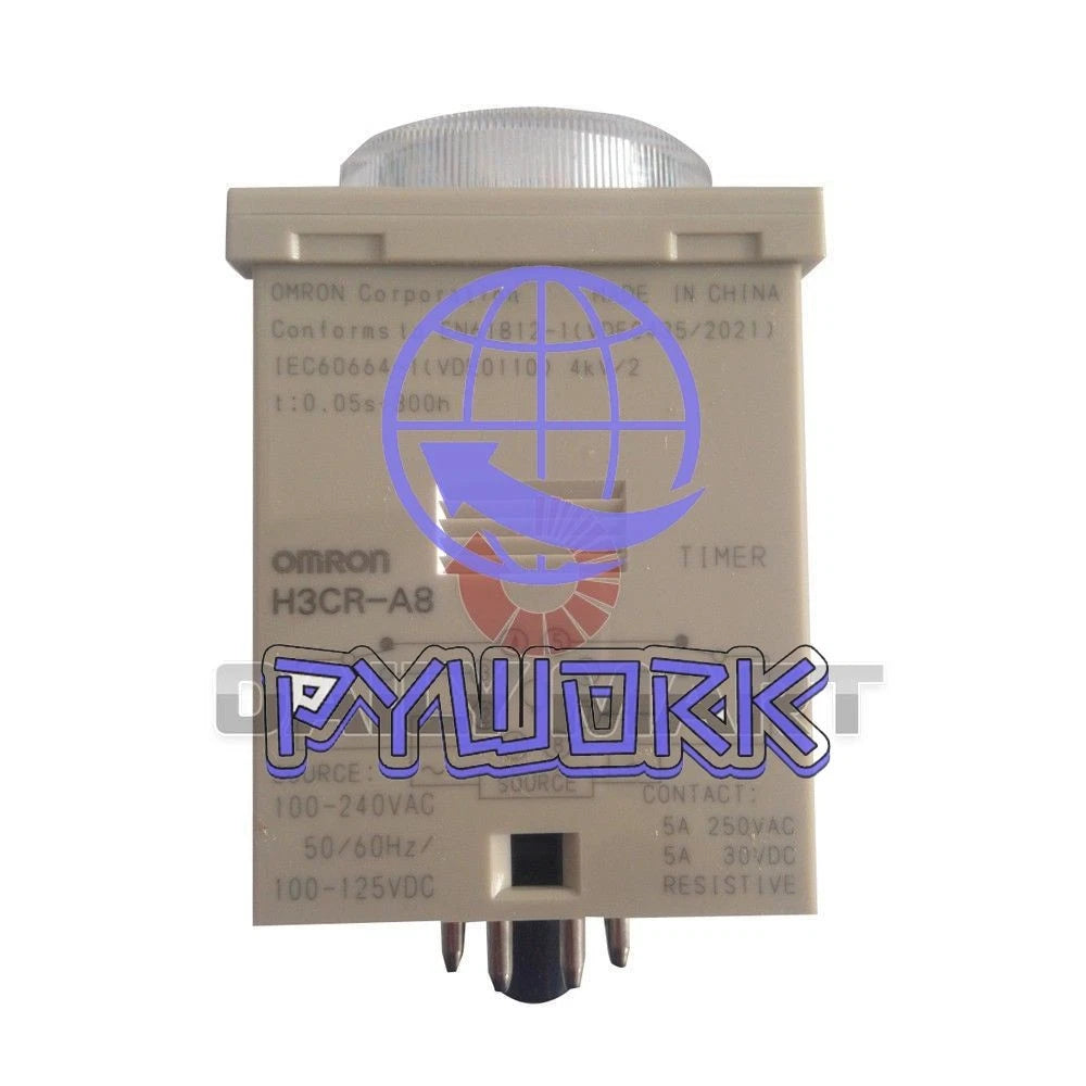 1pc OMRON H3CR-A8 H3CRA8 100-240VAC 100-125VDC INPUT TIMER RELAY, FREE SHIP