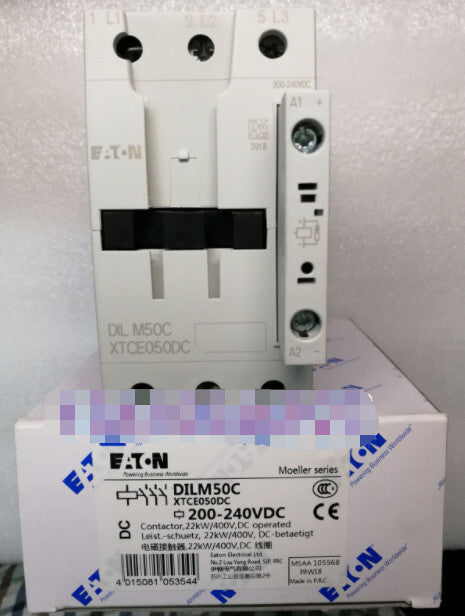 1PCS  Eaton Moeller DILM50C RDC24 XTCE050DC DC Contactor 200-240VDC