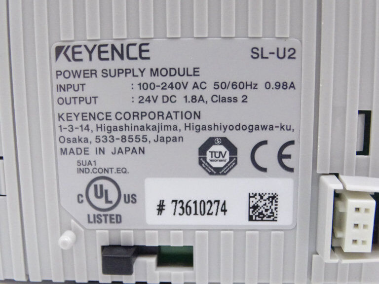 KEYENCE CORP SL-U2 POWER SUPPLY: High-Quality Power Solution for Efficient Energy Use - KEYENCE CORP