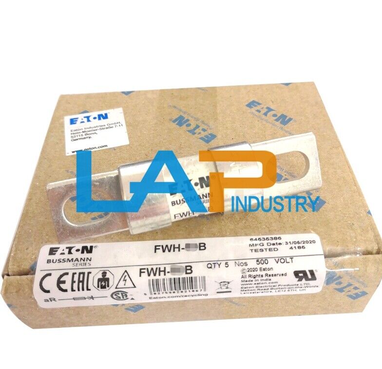 Bussmann FWH-90B 90A Fast Acting Fuse - 500V - Pack of 5 - BUSSMANN