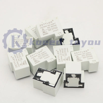 10PCS ZETTLER AZ2150W-1AE-12DEFT 12VDC Automotive Relay 20A 250VAC 4Pins US