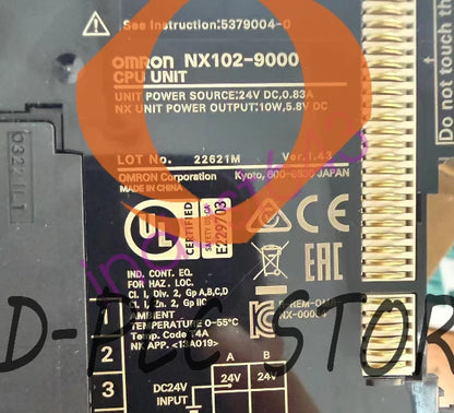 1PC Omron NX102-9000 Programmable Controller