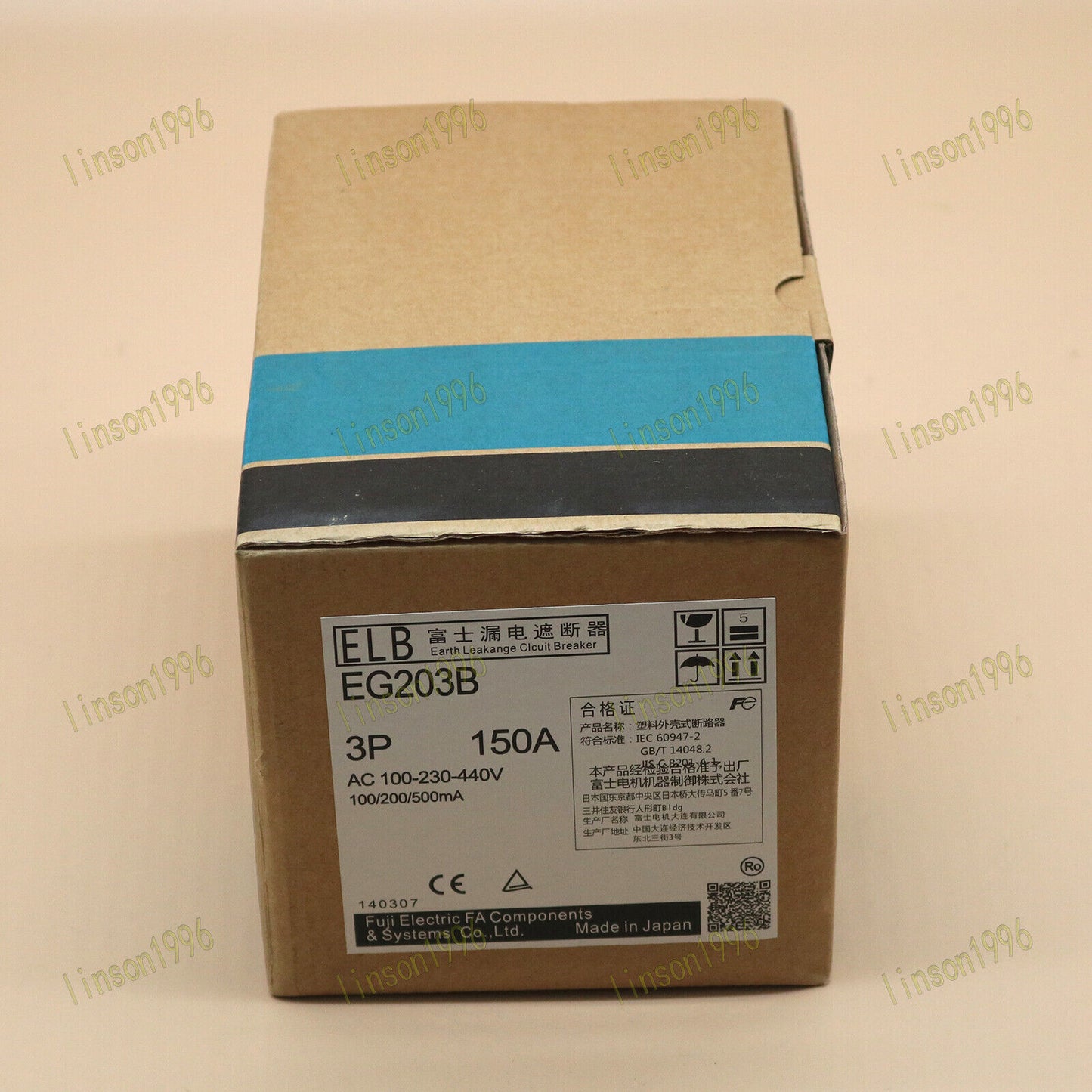 new One Fuji EG203B 150A 3-Phase Circuit Breaker In Box 1 Year - ONE FUJI