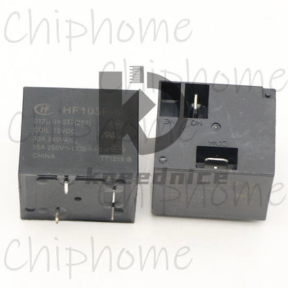 1PC Hongfa HF105F-5-012D-1HSTF 12VDC Power Relay 30A 240VAC 4Pins