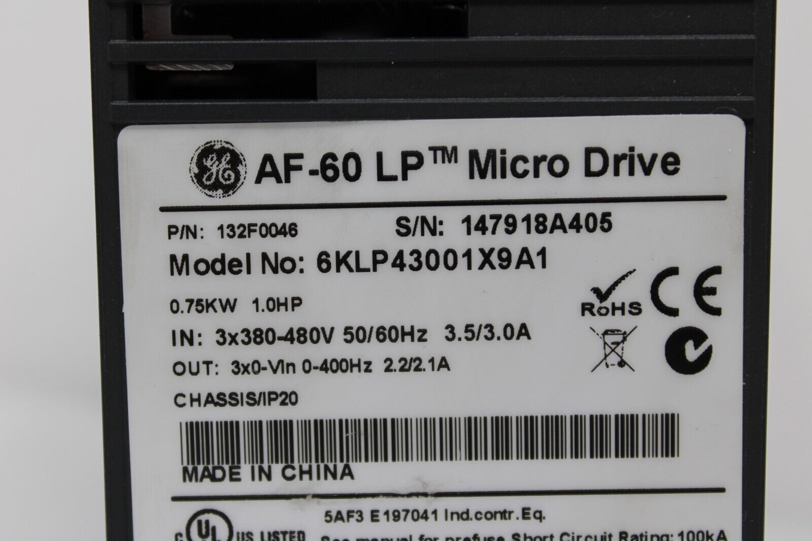 used GE Fanuc 6KLP43001X9A1 Drive - GE FANUC