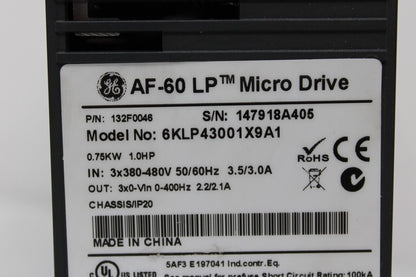 used GE Fanuc 6KLP43001X9A1 Drive - GE FANUC