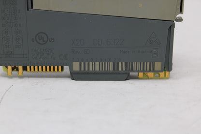 used B and R Automation X20 DO 6322 Digital Output - OMRON
