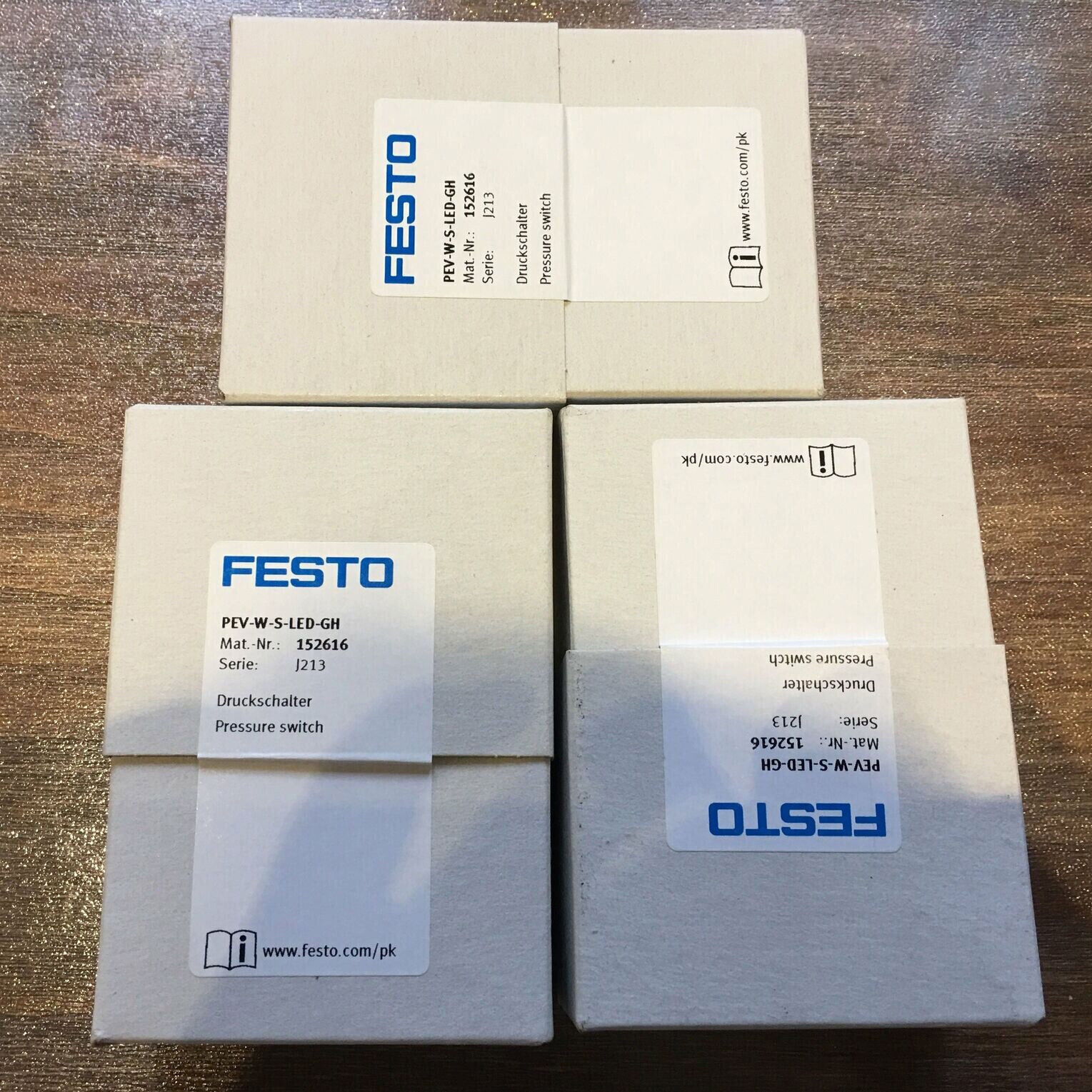 FESTO Pressure Switch PEV-W-S-LED-GH 152616 - FESTO