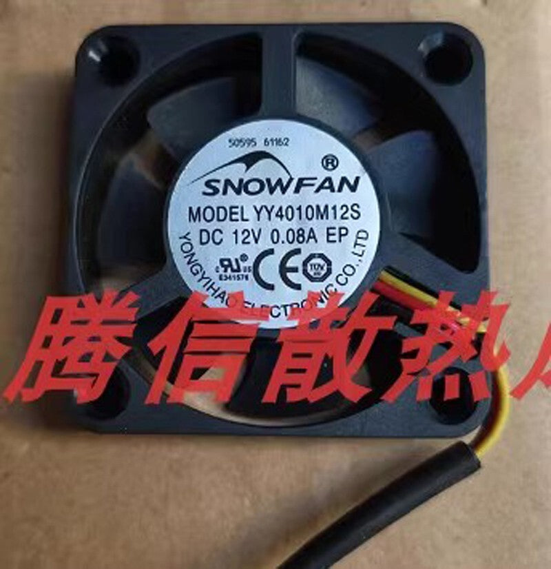 SNOWFAN YY4010M12S 4010 DC12V 0.08A 4CM DC Dual Ball Cooling Fan