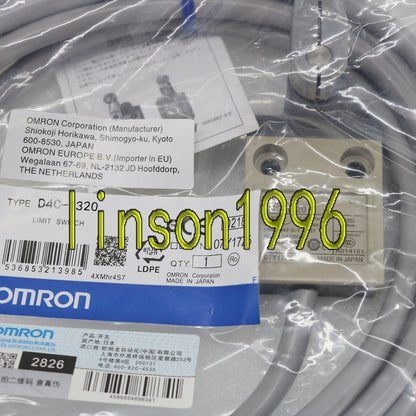 Omron Waterproof Travel Limit Switch D4C-1320 - OMRON