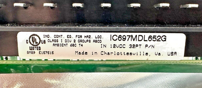 new GE Fanuc IC697MDL652G Input Module - GE FANUC