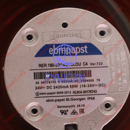 1Pcs FOR KUKA RER 190-39/14/2TDLOU C4 Robot Fan FAST SHIP