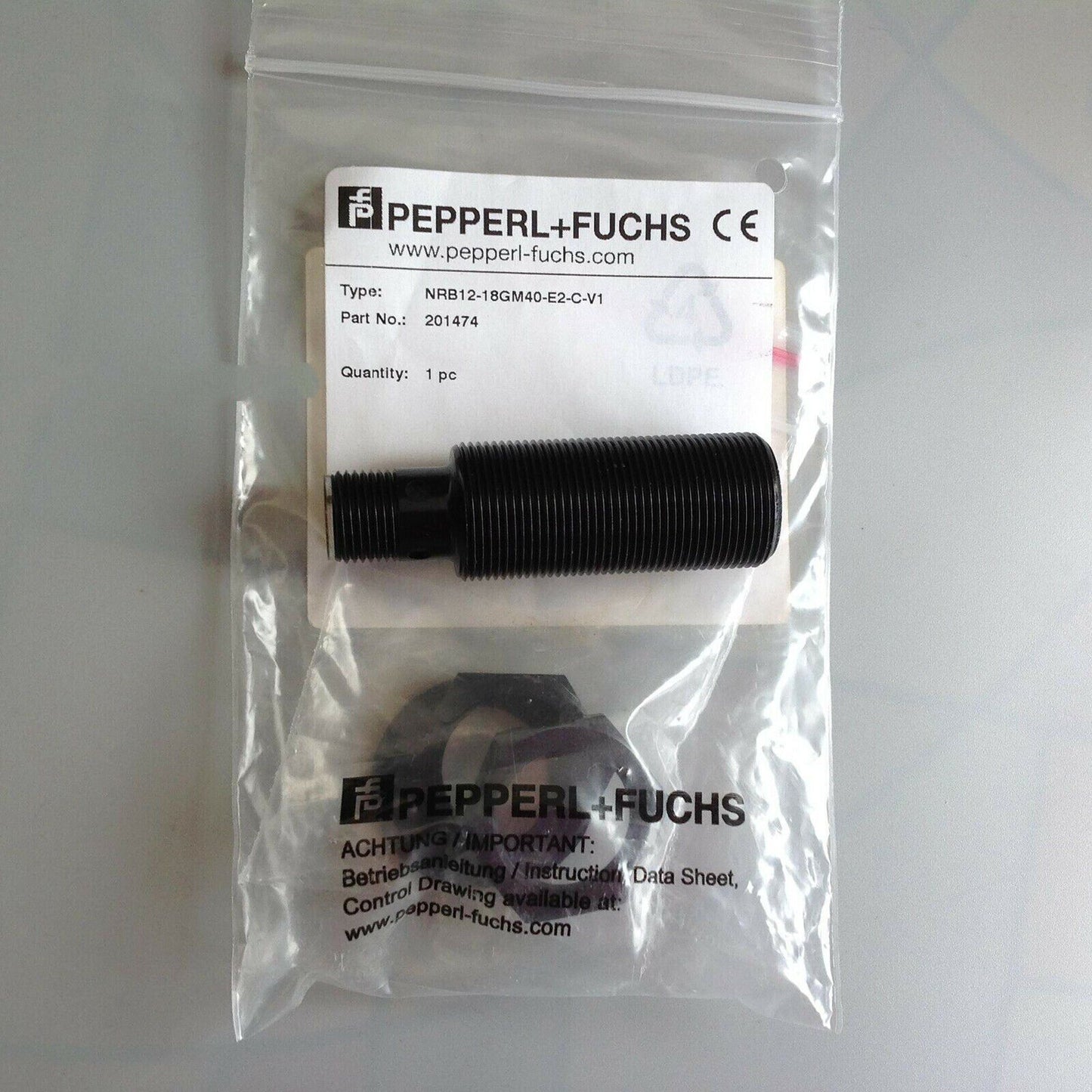 NB12-18GM40-E2-C-V1 Pepperl+Fuchs Proximity Sensor - PEPPERL+FUCHS