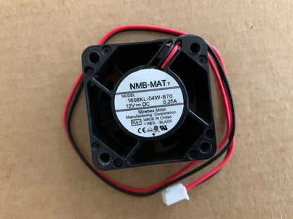 new NMB-MAT 4020 12V 0.25A 1608KL-04W-B70 4CM 2-wire cooling fan