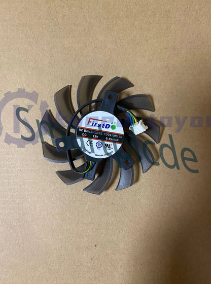 1PCP DC12V 0.35A 70x70x10mm 4Pin Firstd FD7010H12S Frameless Cooling Fan