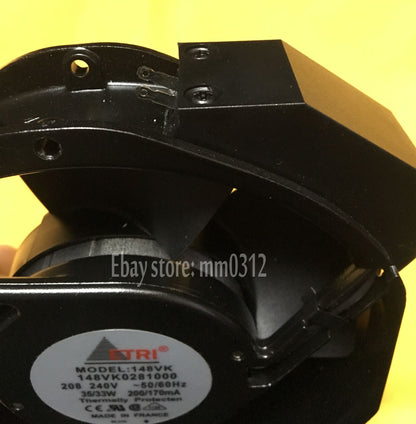 1PC  ETRI 148VK 148VK0281000 fan 208-240V 35/33W 172*150*38MM