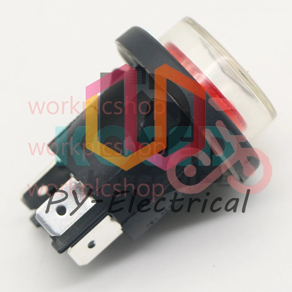 1PCS RLEIL RL5 T125/55 button switch Red Button with Waterproof Cover