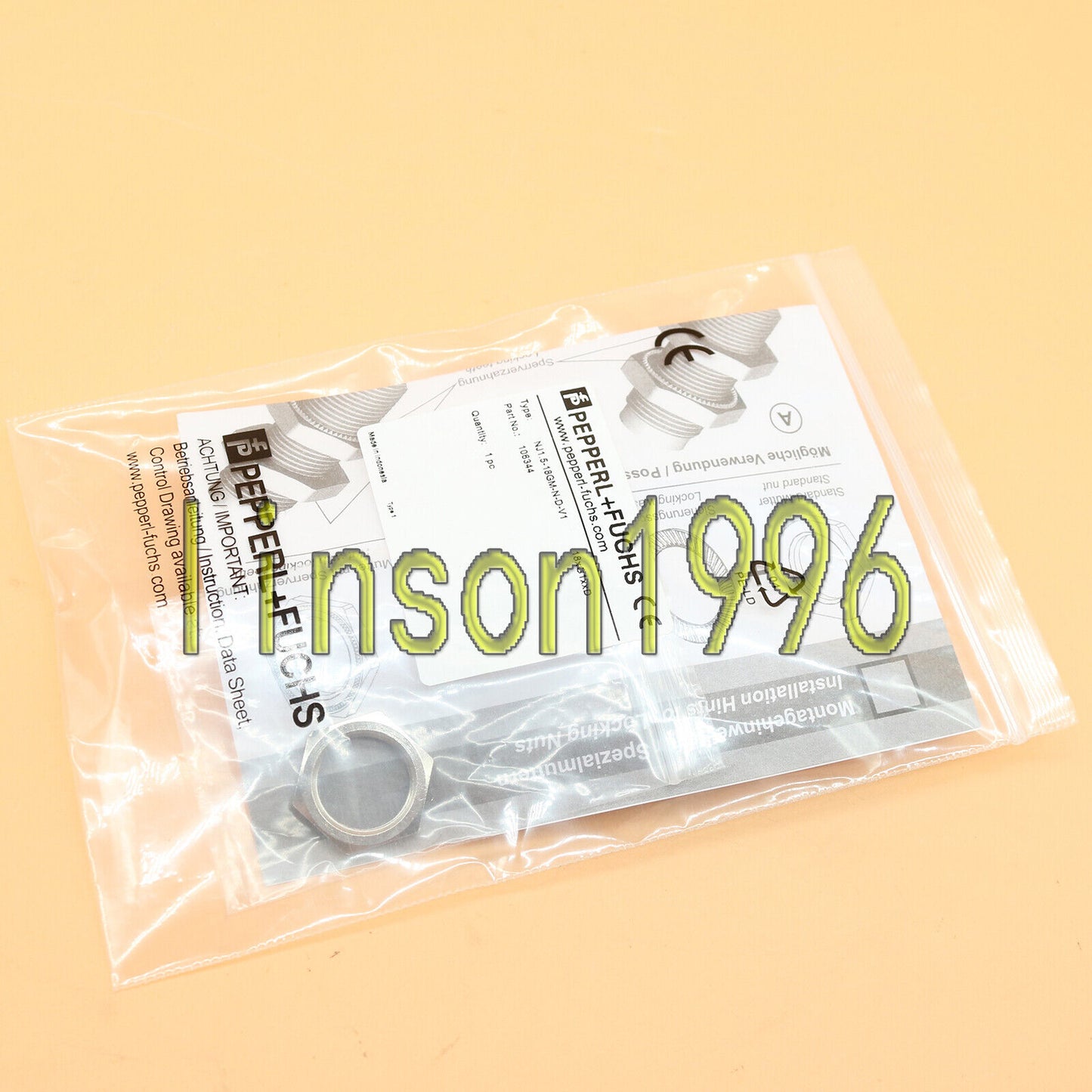 ONE For Pepperl+Fuchs NJ1.5-18GM-N-D-V1 Induktiver Sensor - PEPPERL+FUCHS