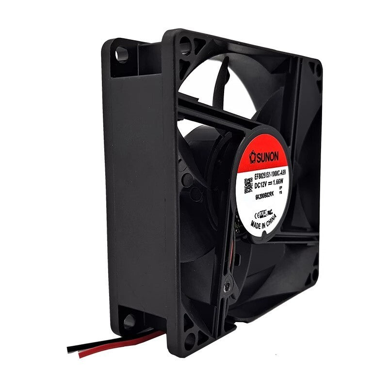 SUNON EF80251S1-1000C-A99 8025 DC12V 1.66W 3200RPM 2-Wire Cooling Fan