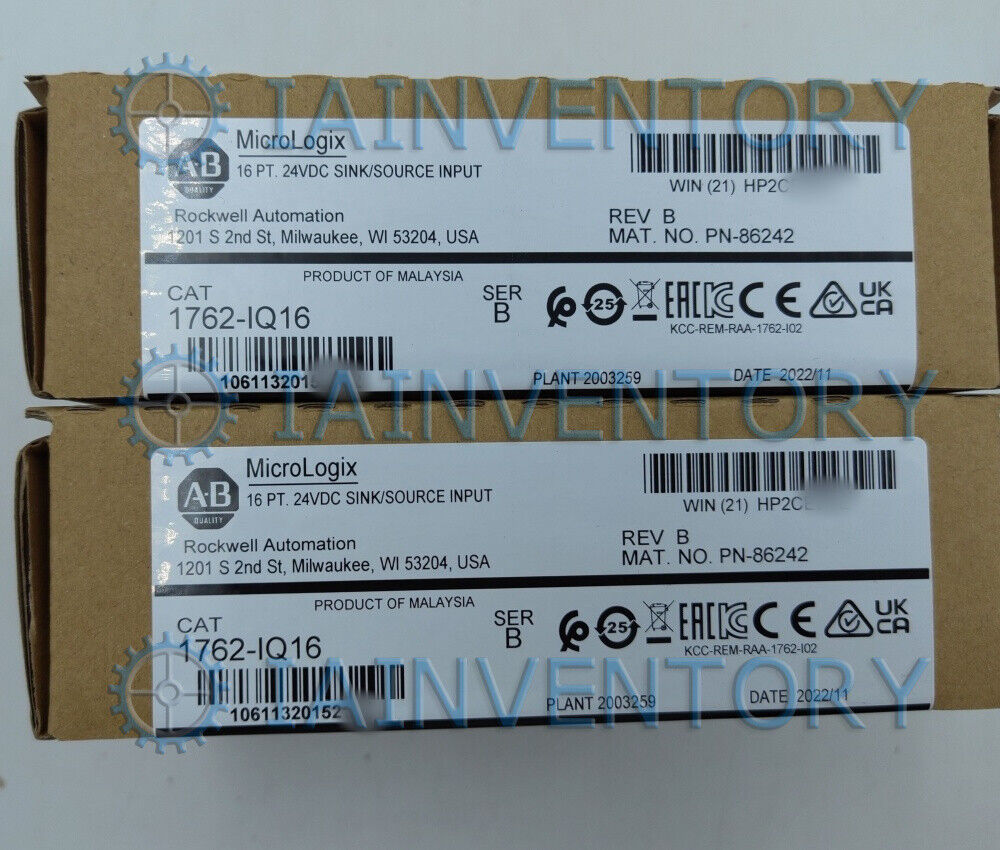 Allen Bradley 1762-IQ16 with 2-Year - ALLEN BRADLEY