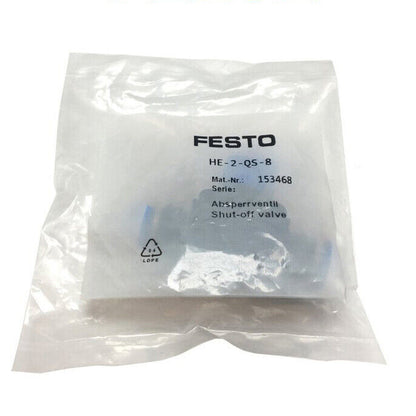 Festo HE-2-QS-8 153468 Shut-off Valve Fast - FESTO