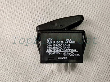 QTY:1PC SCI R13-258 10V 250V ON-OFF Red Lighted Switch 3feet