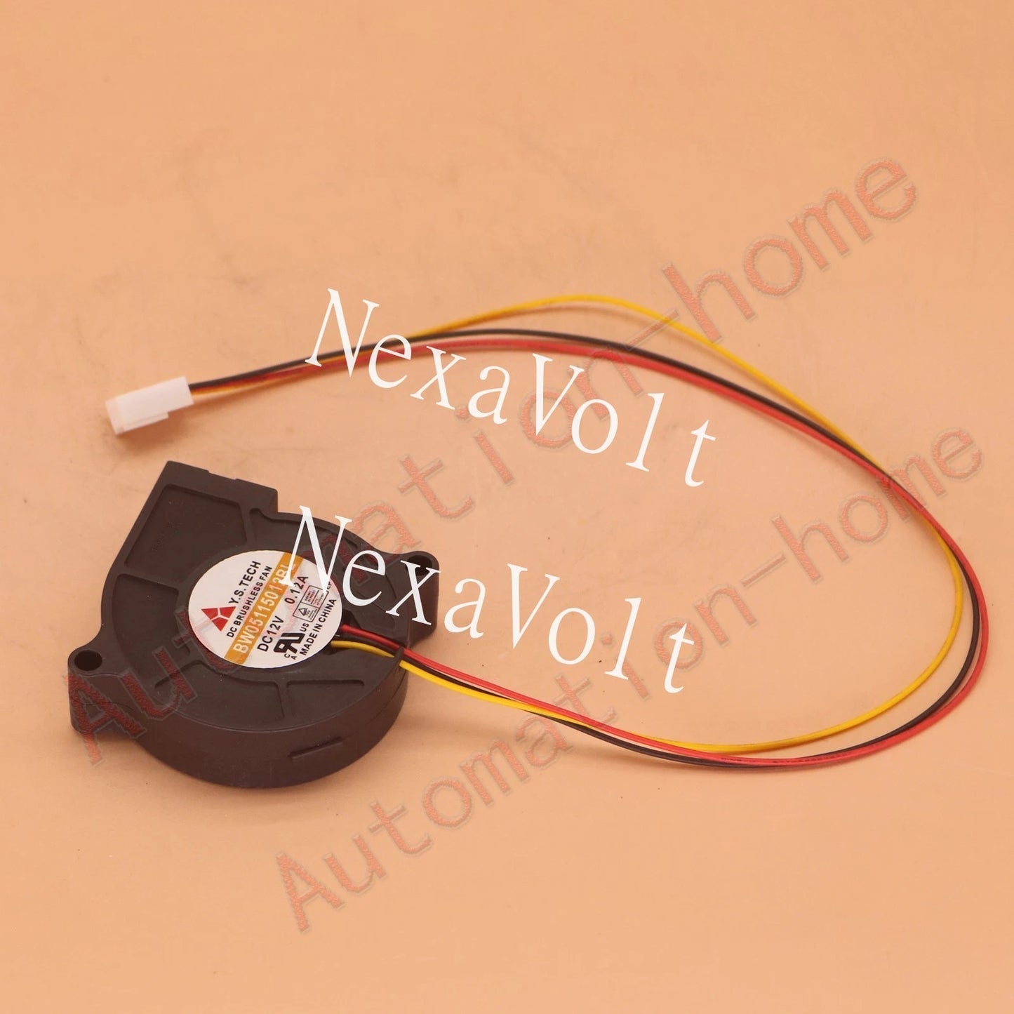 1PCS Y.S.TECH BW05115012BL DC12V 0.12A 3Pin Cooling Fan#QW