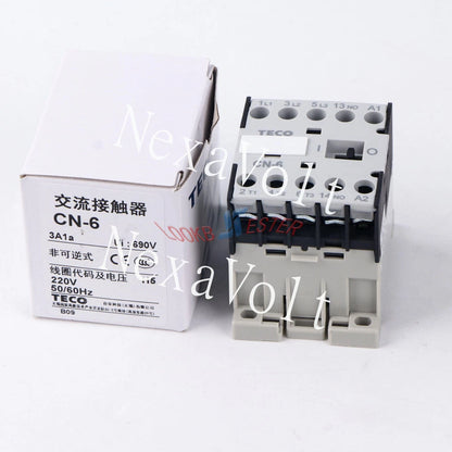 1PC TECO CN-6 220VAC Magnetic Contactors
