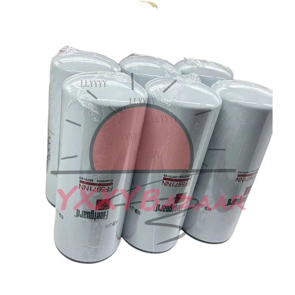 6 PCS Fuel Filter FF5971NN/5575143 FOR HD Trucks W/Cummins Engine X15 14.9L