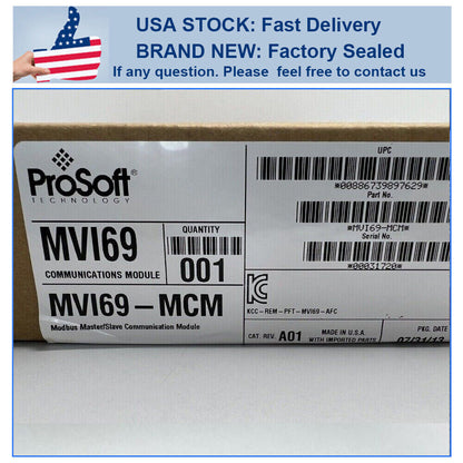 Original New ProSoft MVI69-MCM Modbus Master/Slave Communication Module MVI69MCM - PROSOFT