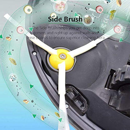 3-Armed Side Brush for iRobot Roomba 500 600 700 Series 560 630 650 760 770 6Pcs