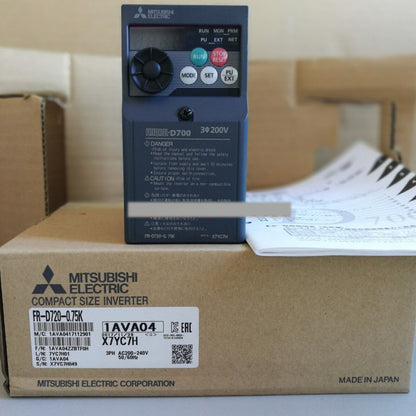 Mitsubishi FR-D720 0.75KW 220V Inverter 1PC Box - MITSUBISHI