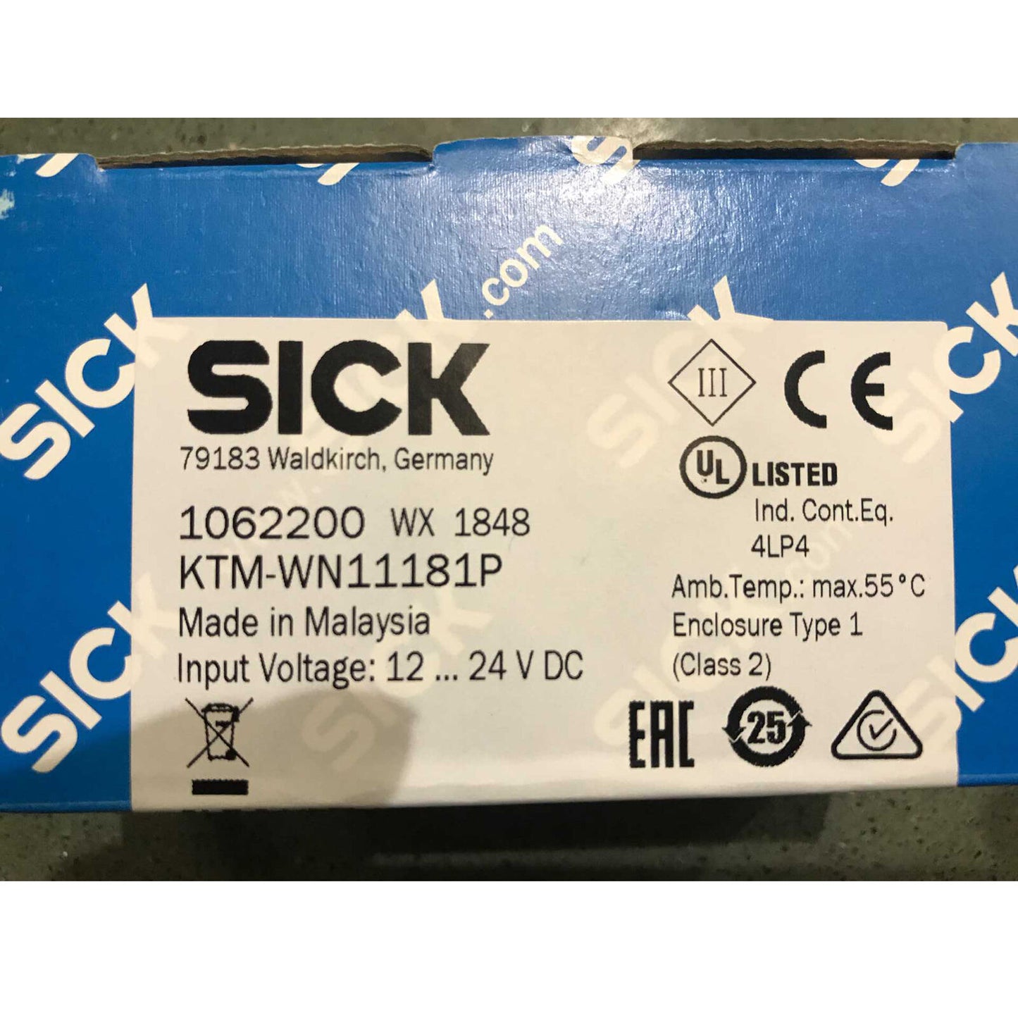 New ONE SICK Photoelectric Sensors Model KTM-WN11181P SHIPP - ONE SICK