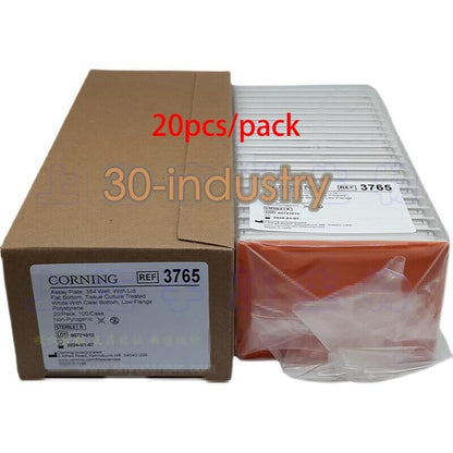 384-well plate microplate flat bottom PS material TC with cover sterilizati 3765 - KOEED