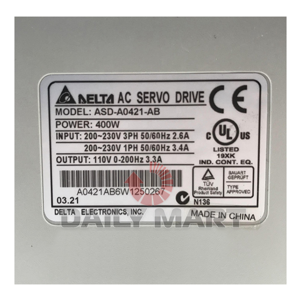 new  DELTA  ASD-A0421-AB ASDA0421AB AC Servo Drive