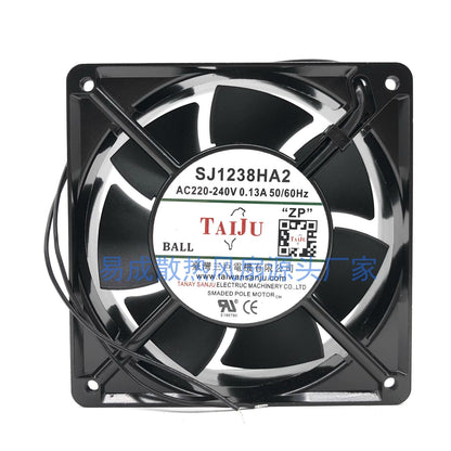 TAIJU SJ1238HA2 AC220-240V 0.13A 50/60Hz 7-blade Cabinet Cooling Fan