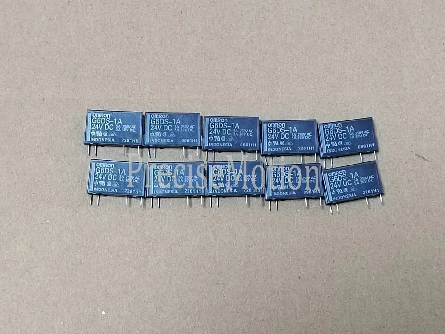10pcs G6DS-1A 24VDC G6DS-1A-DC24 Power Relay 5A 24VDC 4 Pins