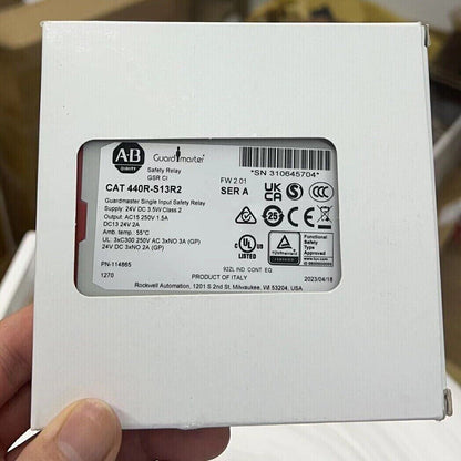 AB 440R-S13R2 Guardmaster Single Input Safety Relay Module Factory Sealed - GUARDMASTER
