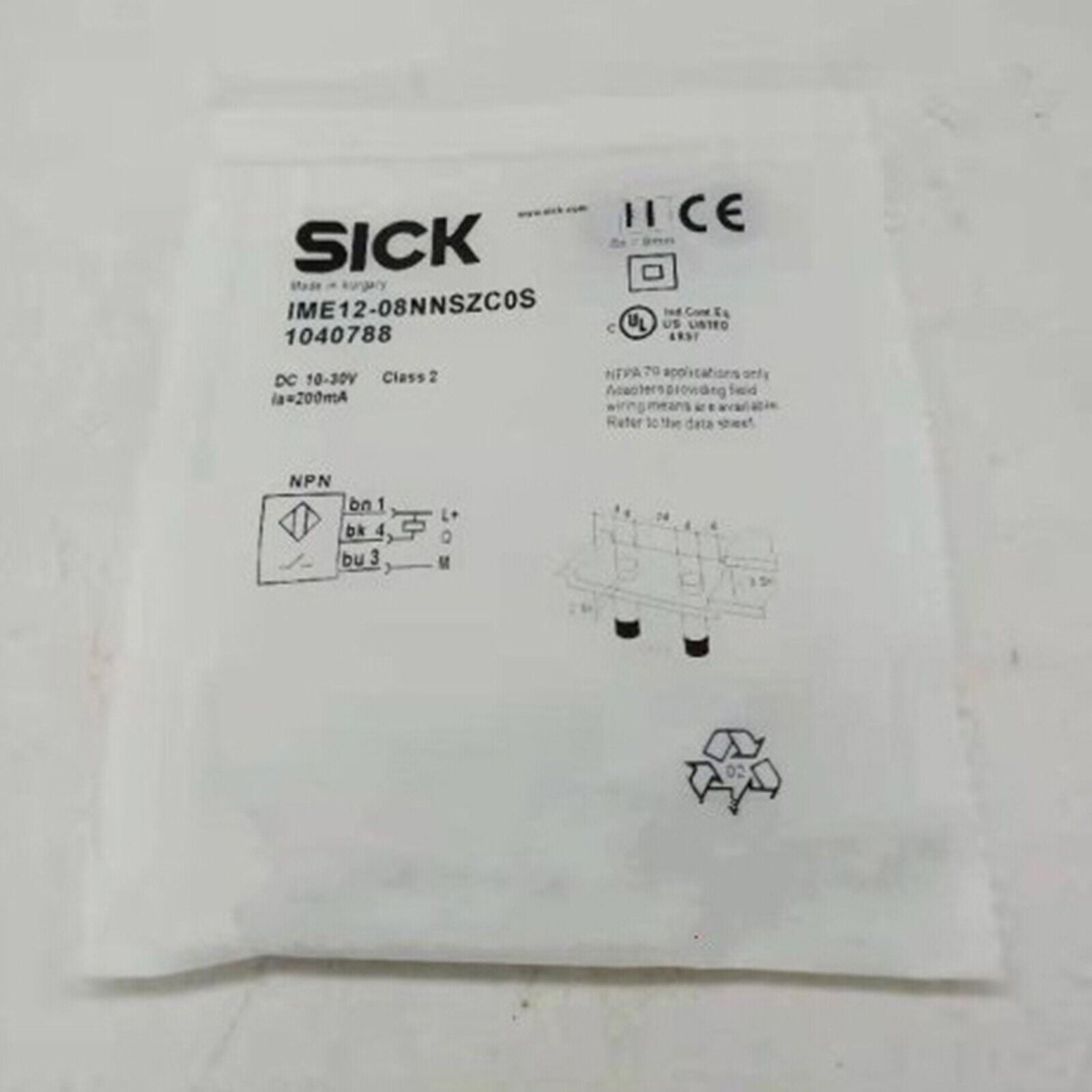 ONE SICK IME12-08NNSZC0S Photoelectric Switch - SICK