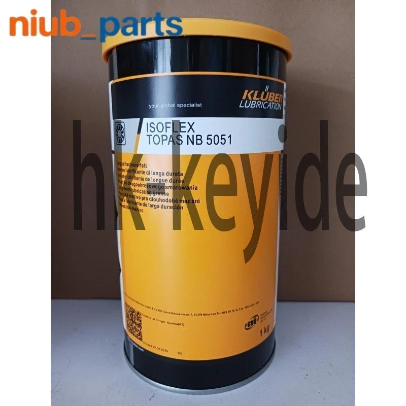 KLUBER Lubrication ISOFLEX TOPAS NB 5051 Grease 1Kg ( 2.2 LB) free shipping