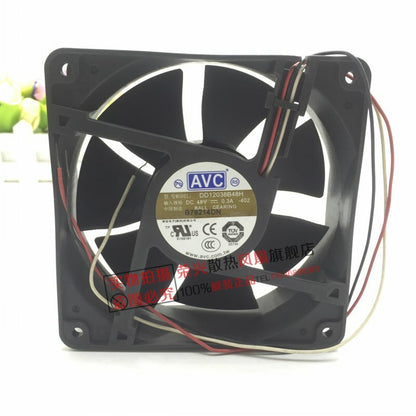 AVC DD12038B48H-402 12038 DC48V 0.30A 3-wire inverter cooling fan