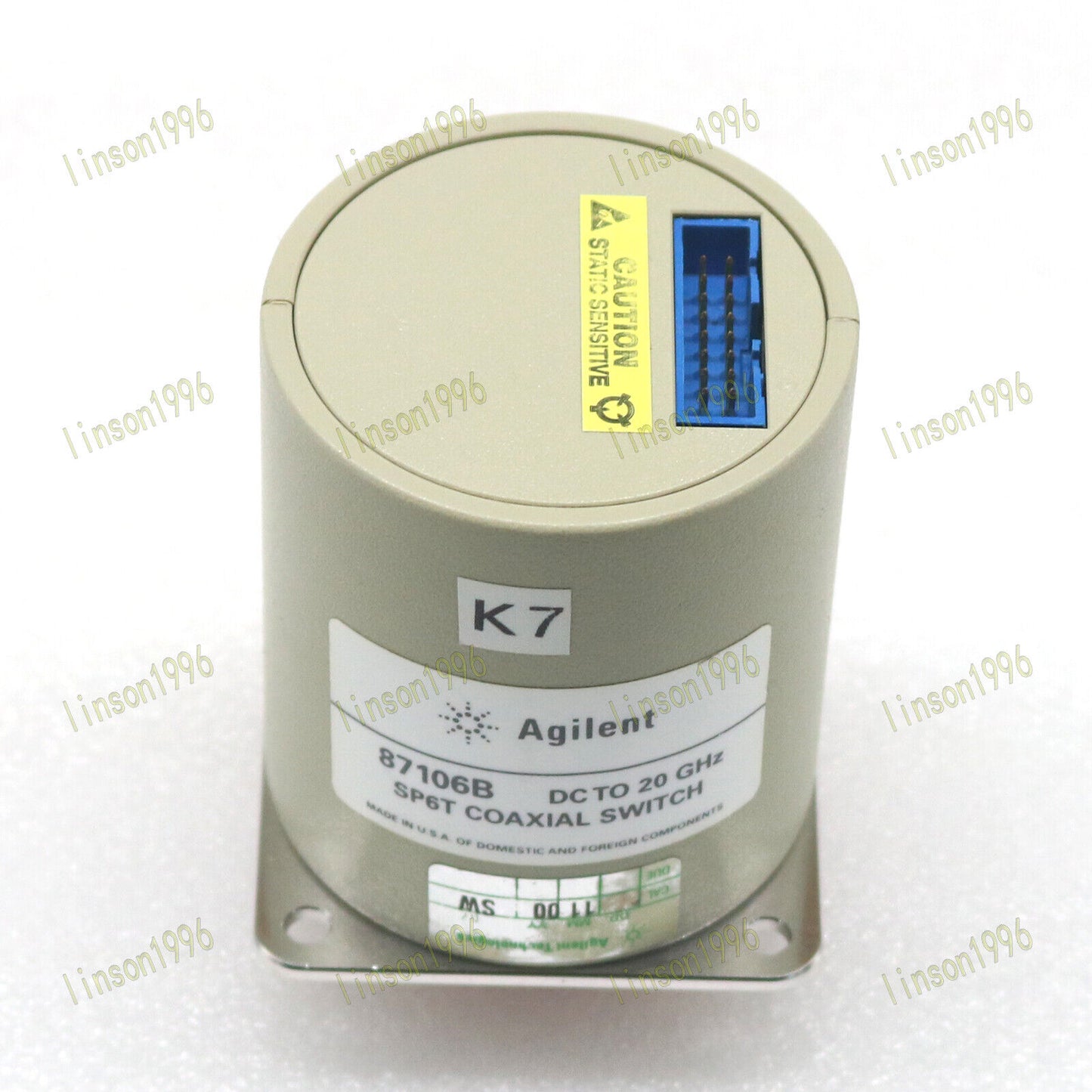 used ONE 87106B tested Agilent Sp6t coaxial switch SPOT STOCK - AGILENT