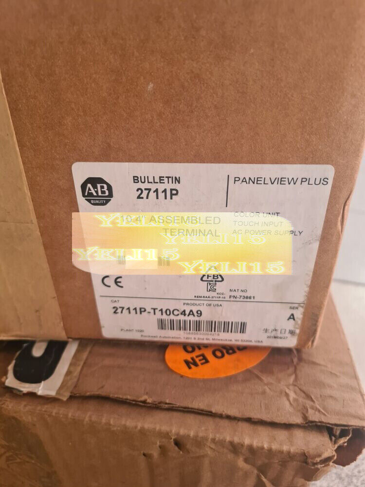 new 1PC 2711P-T10C4A9 PanelView Plus 6 1000 Touch Enet 2711PT10C4A9 - OMRON