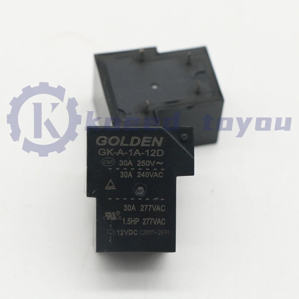 10Pcs GOLDEN GK-A-1A-12D 12VDC Power Relay 4Pins US