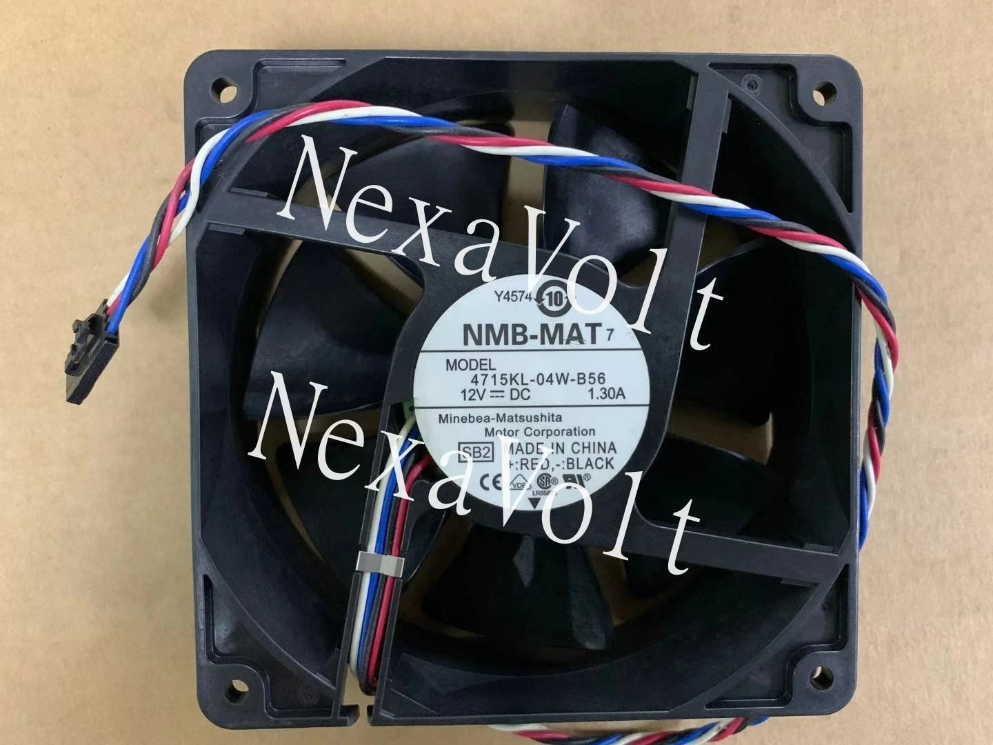 for OEM Dell Y4574 NMB-MAT Fan 4715KL-04W-B56 120x120x38mm 12v 1.30A 5-pin
