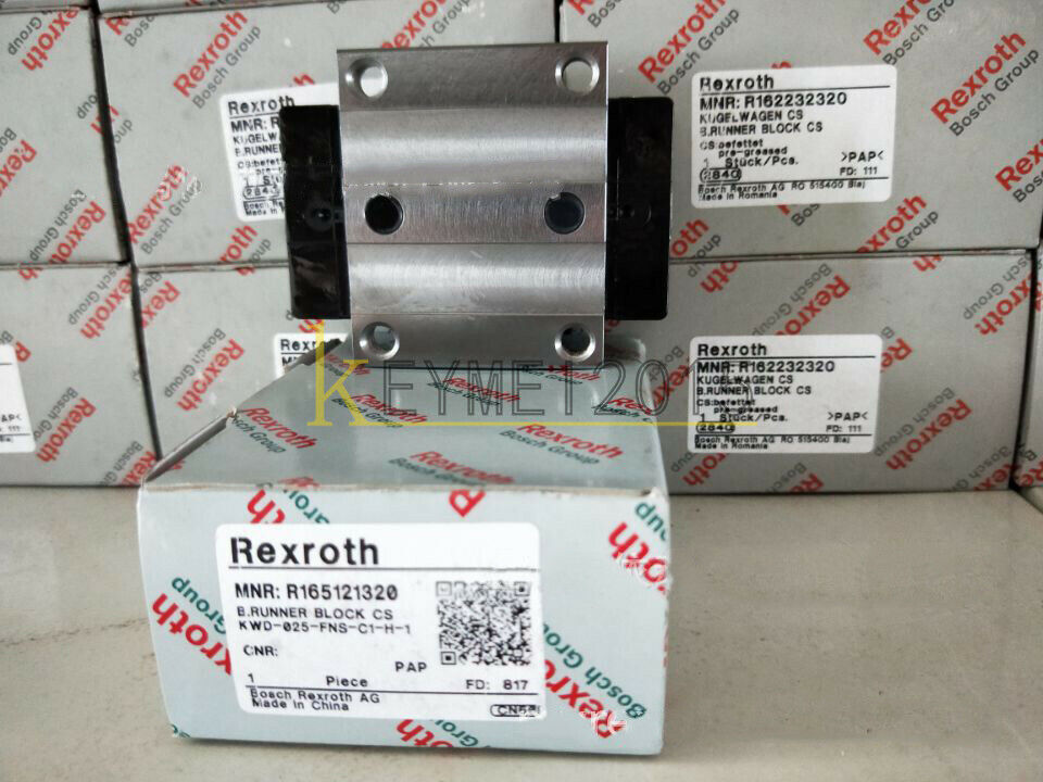 new ONE REXROTH R165121320 rail carriage bearings - REXROTH