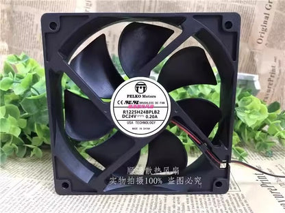 PELKOMOTORS R1225H24BPLB2 12025 D24V 0.20A 2-Wire Cooling Fan